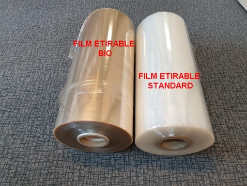 Comparaison film étirable bio et film standard